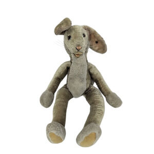 Vintage Steiff Lulac Dangling Bunny Rabbit Plush Plushie Stuffed Animal 15"